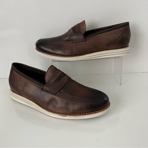 SANDRO MOSCOLONI Natal Penny Loafer In Tan
